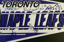 Load image into Gallery viewer, 1991-92 Signed NHL Hockey Toronto Maple Leafs Autographed Pennant Glenn Anderson