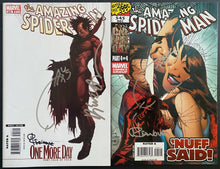 Load image into Gallery viewer, 2007-08 Signed Spider-Man One More Day Series 8 Comics Autographed Stan Lee JSA