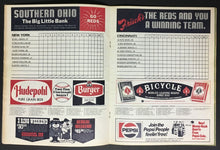Load image into Gallery viewer, 1975 Cincinnati Reds MLB Baseball Program Pete Rose Cover Riverfront Stadium