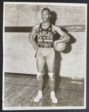 Load image into Gallery viewer, 1940s Vintage Harlem Globetrotters Sam Wheeler Original Photo 8x10 Basketball