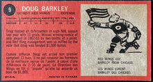 Load image into Gallery viewer, 1964-65 Vintage Detroit Red Wings Doug Barkley Topps Tallboy NHL Hockey Card