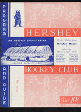 Load image into Gallery viewer, 1943 Hershey Bears vs Providence Reds Vintage American Hockey League