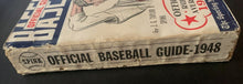 Load image into Gallery viewer, 1947+1948 Sporting News Baseball Official Guide Book MLB Vintage JG Taylor Spink