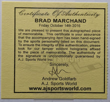 Load image into Gallery viewer, Brad Marchand Signed Autographed Photo Boston Bruins NHL Hockey Hologram COA