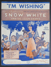Load image into Gallery viewer, 1937 Disney Original Snow White PVG Sheet Music - 6 Songs Irving Berlin Inc.