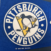 Load image into Gallery viewer, c1970 Vintage Pittsburgh Penguins Full Size 29" Pennant NHL Hockey