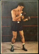Load image into Gallery viewer, 1946 Sunday News Full Page Boxing Photo Joe Louis Legendary IBHOF Boxer
