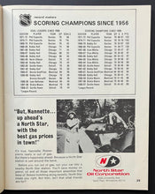 Load image into Gallery viewer, 1972 Minnesota North Stars Gump Worsley Signed Program Autographed vs Flames JSA