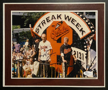 Load image into Gallery viewer, 1995 MLB Baseball Signed Cal Ripken Jr Autographed Orioles Streak Week Photo JSA