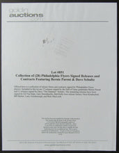 Load image into Gallery viewer, NHL Larry Goodenough Signed Contract With Mitchell Marketing for Autographs LOA