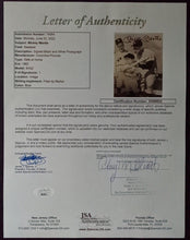 Load image into Gallery viewer, Mickey Mantle Autographed Signed Lobby Card "Safe at Home!" New York Yankees VTG