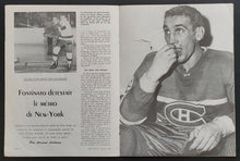 Load image into Gallery viewer, 1962 Sport Revue Magazine Jacques Plante HOFER Lou Fontinato Canadiens Hockey