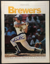 Load image into Gallery viewer, 1979 Toronto Blue Jays Baseball Program Paul Molitor Signed Cover Vs Brewers MLB