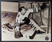 Load image into Gallery viewer, Glenn Hall Autographed Signed Photo Chicago Blackhawks NHL Hockey VTG Holo