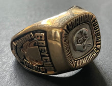 Load image into Gallery viewer, 1950+1952 Grey Cup Ring Rod Smylie Toronto Argonauts CFL Football 10K Gold VTG