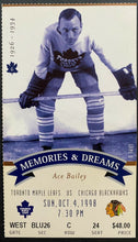 Load image into Gallery viewer, 1998 NHL Hockey Yearbook Toronto Maple Leaf Gardens Final Pre-Season Ticket Stub