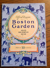 Load image into Gallery viewer, 1930 Boston Bruins vs New York Americans Vintage Hockey Program NHL Rare Old