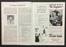 Load image into Gallery viewer, 1945 NFL Football Program Shibe Park Philadelphia Eagles v Cleveland Rams Vtg