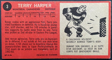 Load image into Gallery viewer, 1964-65 Vintage Montreal Canadiens Terry Harper Topps Tallboy NHL Hockey Card