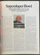 Load image into Gallery viewer, 1980 NFL Football Super Bowl XIV Vtg Program Pittsburgh Steelers Beat LA Rams