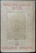 Load image into Gallery viewer, 1893 Edition Walter Camp's Book Of College Sports Vintage Publication