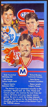 Load image into Gallery viewer, 1985-86 Vintage NHL Hockey Schedule Molson