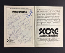 Load image into Gallery viewer, 1984 Conn Smythe Sports Celebrity Dinner Program Autographed Red Kelly Upshaw ++