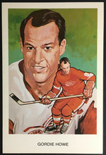 Load image into Gallery viewer, 1983 Gordie Howe Detroit Red Wings NHL Hockey Postcard Hockey Hall Of Fame