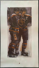 Load image into Gallery viewer, Stephen Holland ALL TIME SCORERS Wayne Gretzky Paul Coffey Signed Print /999