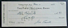 Load image into Gallery viewer, 1955 Signed Cheque MLB HOF New York Yankees Joe Sewell Autographed Check