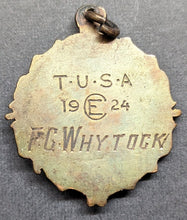 Load image into Gallery viewer, 1924 Metal Vintage TUSA Sport Baseball Historical Medal
