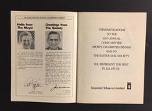 Load image into Gallery viewer, 1984 Conn Smythe Sports Celebrity Dinner Program Autographed Red Kelly Upshaw ++