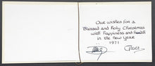 Load image into Gallery viewer, Monaco Royal Family Signed Christmas Card Princess Grace Prince Rainier JSA Auto