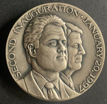 Load image into Gallery viewer, 1997 Bill Clinton Al Gore Jr. Second Inauguration Mint .999 Fine Silver Coin USA