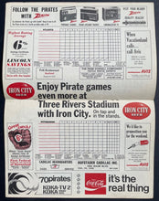 Load image into Gallery viewer, 1970 Cincinnati Reds Pittsburgh Pirates Program MLB Baseball VTG Ellis Clemente