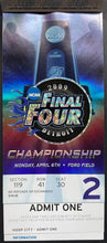 Load image into Gallery viewer, 2009 NCAA Final Four Basketball Championship Ticket Final + Semi Final Lot