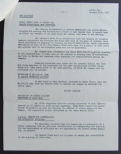 Load image into Gallery viewer, 1958 Historical Quebec Hockey League Meeting Documents + Original Envelope Vtg