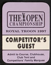 Load image into Gallery viewer, 1997 Open Golf Championship 3 Different Full Tournament Passes Royal Troon