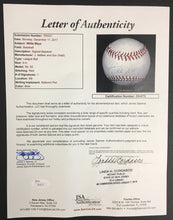 Load image into Gallery viewer, Willie Mays Signed Baseball League Ball J. DeBeer And Son MLB Authenticated JSA