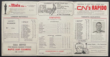 Load image into Gallery viewer, 1965 Maple Leaf Gardens Jr A Program London Nationals vs Toronto Marlboros