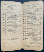Load image into Gallery viewer, 1939 Thorobred Racing Program Woodbine Park Ontario Jockey Club Autumn Meeting