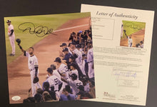 Load image into Gallery viewer, Derek Jeter Autographed Last Game Yankee Stadium MLB Baseball Photo Signed JSA