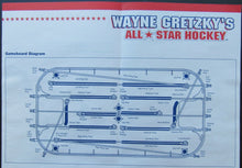 Load image into Gallery viewer, NHL Wayne Gretzky`s All Star Table Top Hockey Game Fold Out Instructions