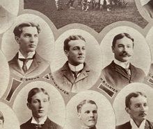 Load image into Gallery viewer, 1898 Rare Historic Cabinet Photo Montreal Football Club Honouring 1st 30 Years