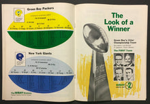 Load image into Gallery viewer, 1968 NFL Football Preseason Program Green Bay Packers vs New York Giants Lambeau