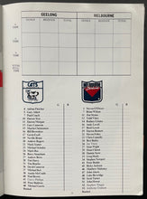 Load image into Gallery viewer, 1989 Fosters Cup AFL Game Program Geelong Cats Melbourne Demons SkyDome
