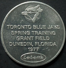 Load image into Gallery viewer, 1977 Toronto Blue Jays Inaugural Season Spring Training Silver Coin Labatts MLB