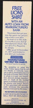 Load image into Gallery viewer, 1977 NFL Football Ticket Detroit Lions vs San Diego Chargers Pontiac Silverdome