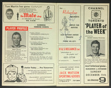 Load image into Gallery viewer, 1966 Toronto Marlboros Official Hockey Game Program Hamilton Red Wings Vtg
