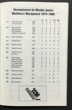 Load image into Gallery viewer, 1986 Canada World National Junior Hockey Team Official Media Guide IIHF